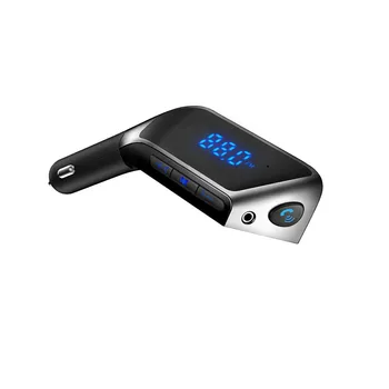 

X5 FM Bluetooth Handsfree Modulator Transmitter Car Kit MP3 Audio Player Dual USB Car FM Transmitter Charger