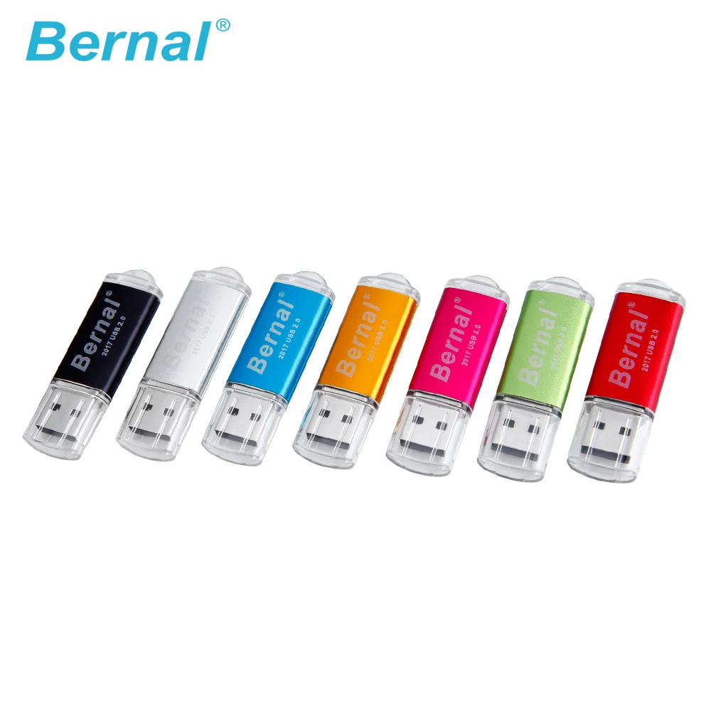 Bernal высокоскоростные USB 2.0 flash drive флэш- диск USB- кабель pendrive 8 гб памяти металла до 32 гб, 64 гб USB- флешки pendrives включать usb flash drive