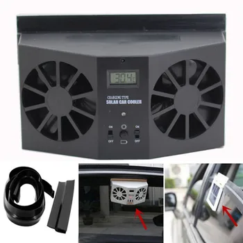 

2019 Hot Selling Solar Powered Car Window Air Vent Ventilator Mini Air Conditioner Cool Fan NEW Black Gift Jul 21