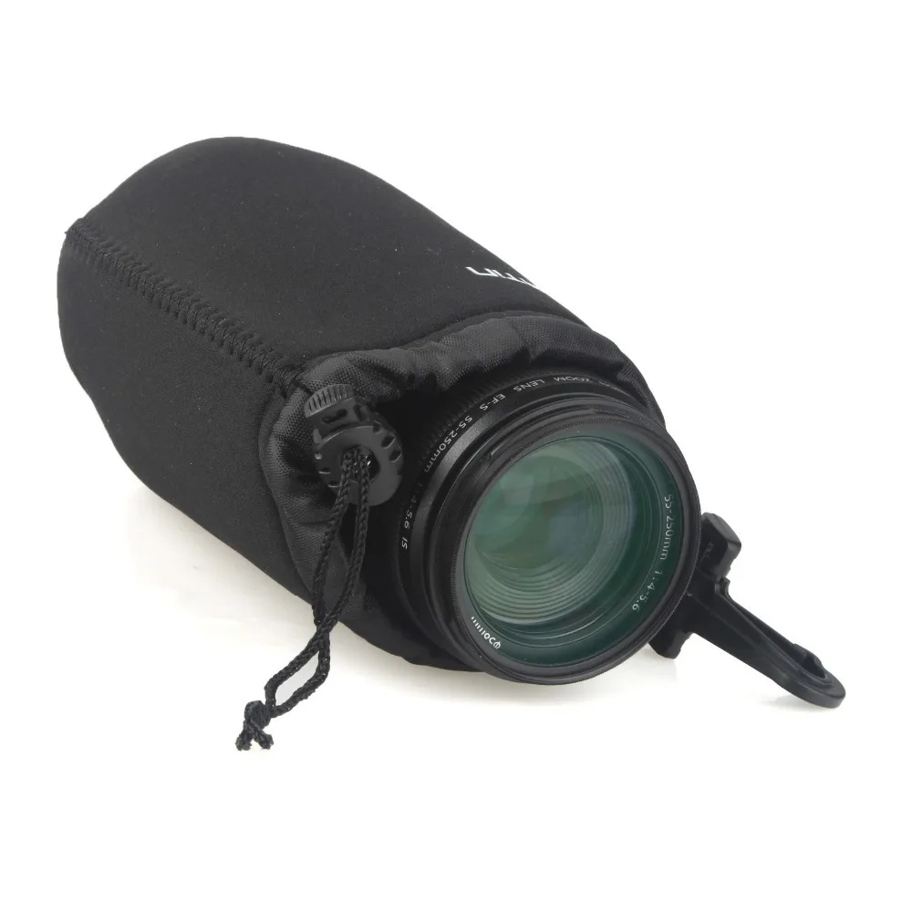 Новая 20 шт неопрена матин мягкая сумка для объектива камеры Чехол-Размер: большой(10*18 см
