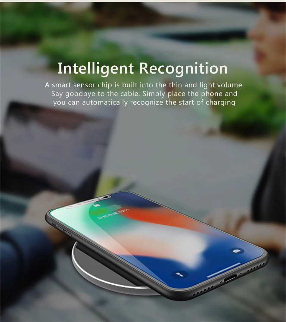 5W10W Mirror Wireless Charger For iPhone X 8 XS Max XR Ultra-thin Fast Charging For Huawei Samsung Galaxy S9 S8 Plus S6 (3)
