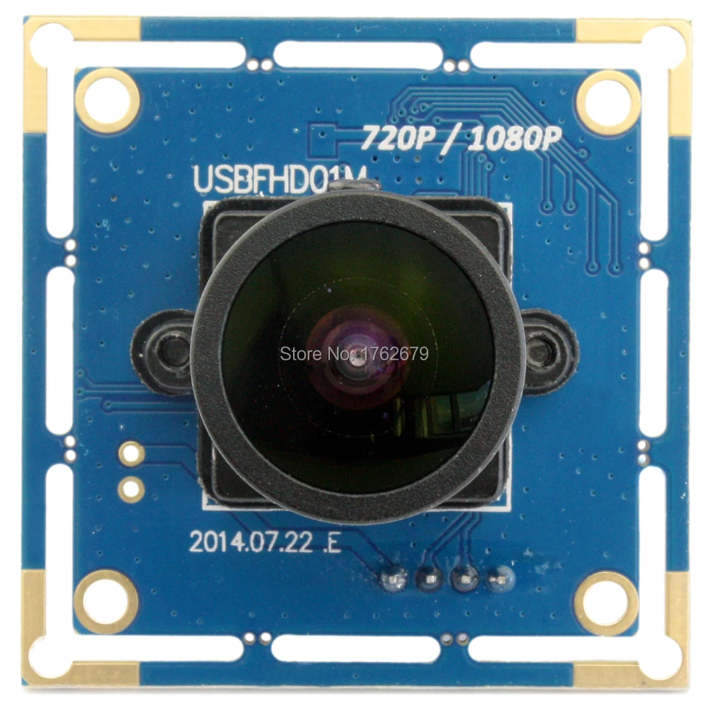 

170 degree wide angle 2megapixel 1080p/720p/480p mjpeg 30fps/60fps/120fps cmos fisheye wide angle usb webcam board