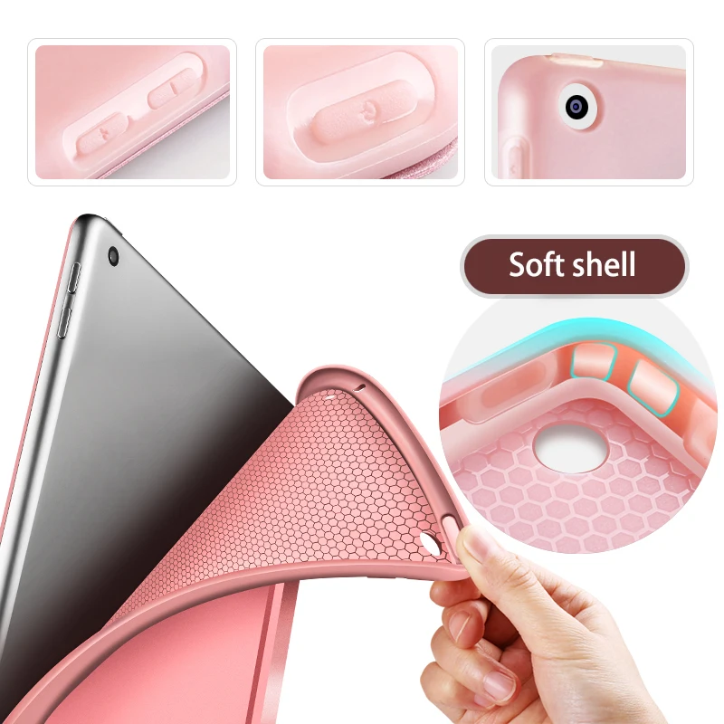 

Fashion Stand Flip Cover for apple ipad air 1 case Business Folio PU Leather Case for ipad air 2 cover