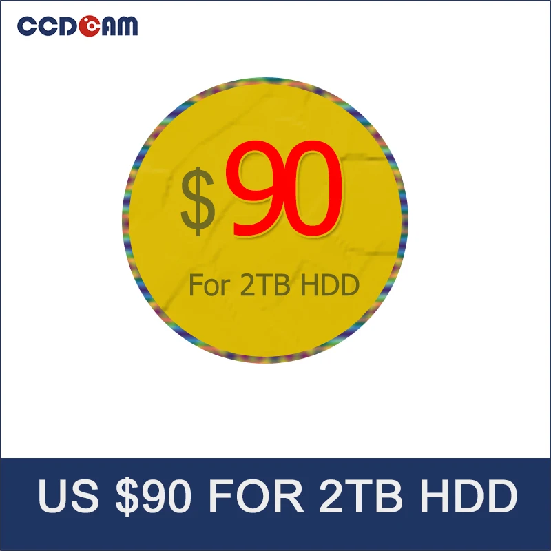

CCDCAM Professional Monitoring Hardisk 2TB HDD Suitable for All Our DVR