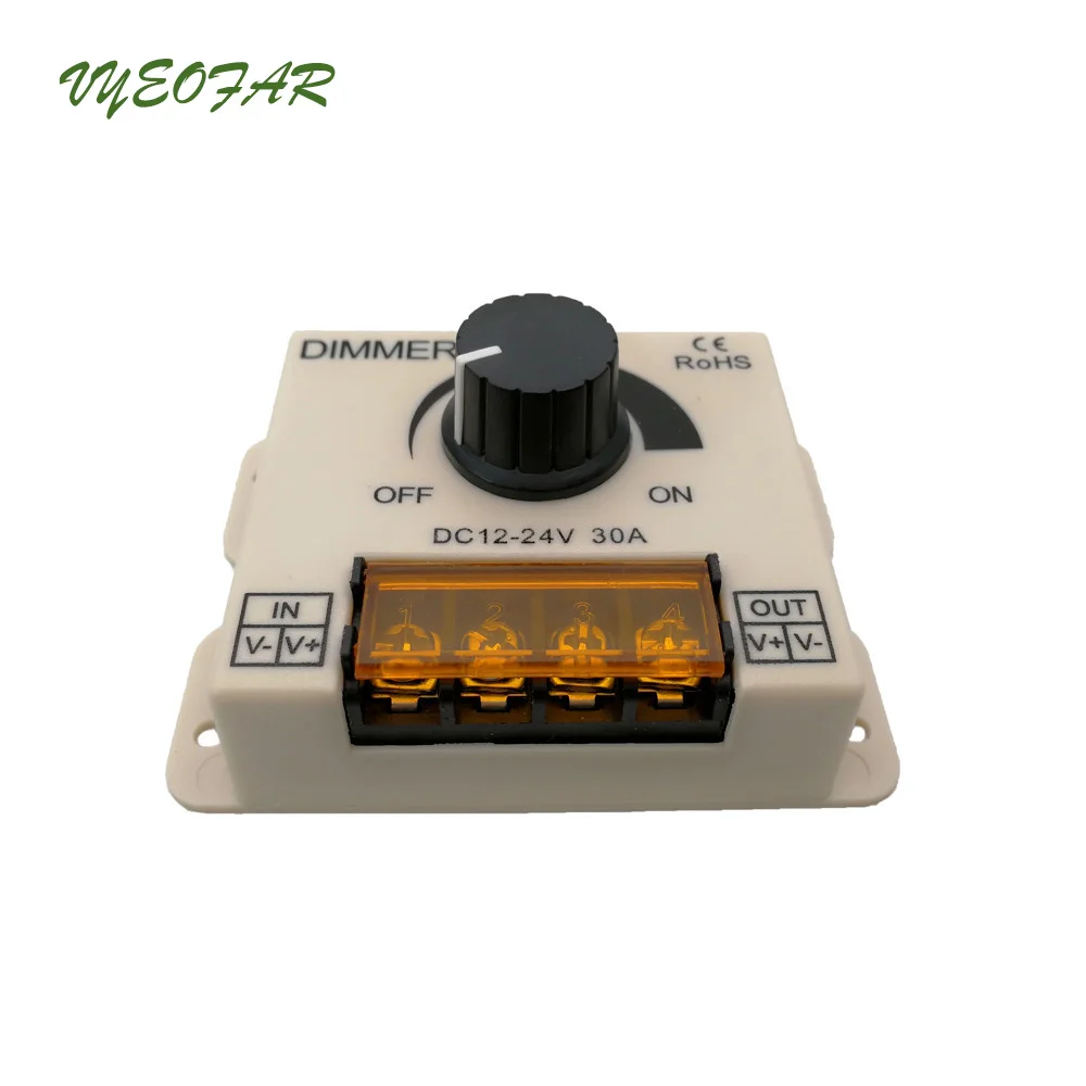 Диммер для светодиодной ленты 12 В 24 30 А выход 5050 3528|led dimmer 12v|led dimmerdimmer for led lamps |