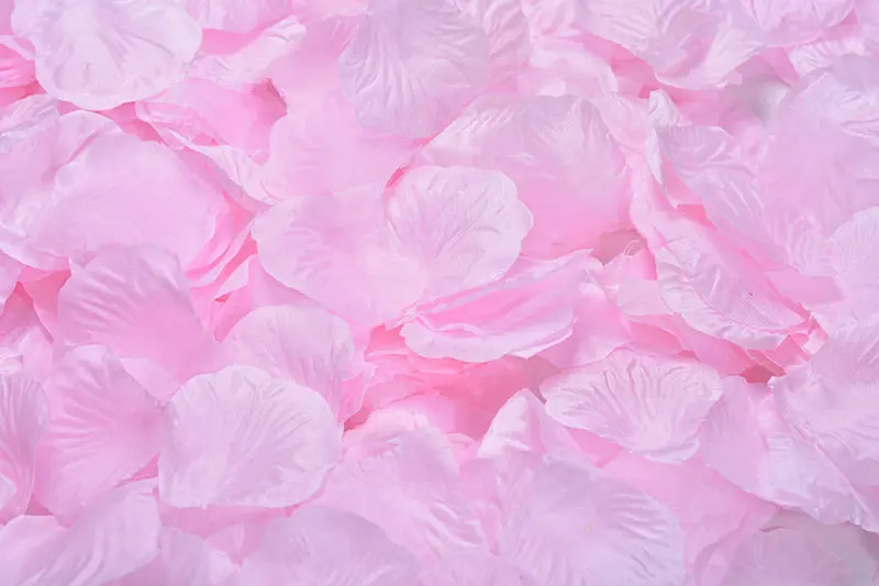 Йо Чо лепестки роз к свадьбе Романтический искусственного шелка роза цветы, лепестки вечерние ФЕСТИВАЛЬ торжества украшения аксессуары 1000 шт - Цвет: light pink