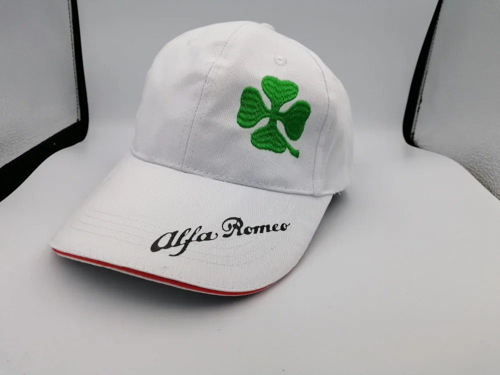 5 шт. для Alfa Romeo Sportiva Quatrefoil Зеленая Шапка Автомобильный логотип "слайн" мото гоночная бейсболка Регулируемая Повседневная шапка giulietta