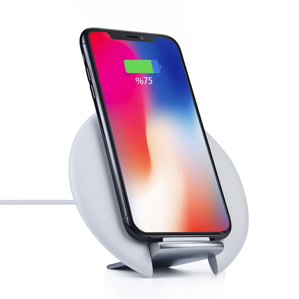 Hot!!! Solid Pads Charging QI Fast Wireless Charger Quick