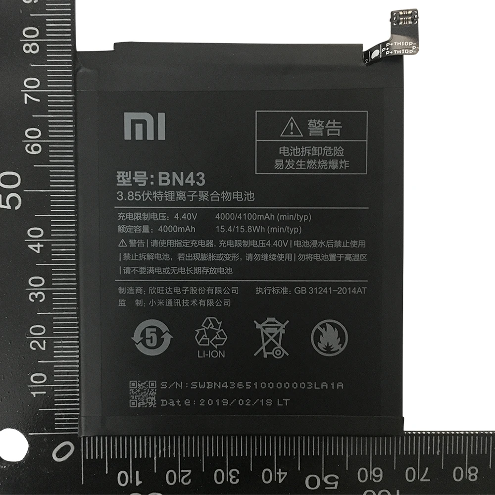 

100% New Original Real 4100mAh BN43 Battery For Xiaomi Redmi Note 4X 3G+32G / For Redmi Note 4 global Snapdragon 625