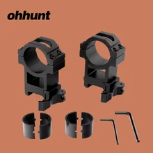 Ohhunt охотничий прицел крепление 30 мм Пикатинни Вивер рейка кольца высокий профиль с внутренними кольцами прокладка для тактического прицела