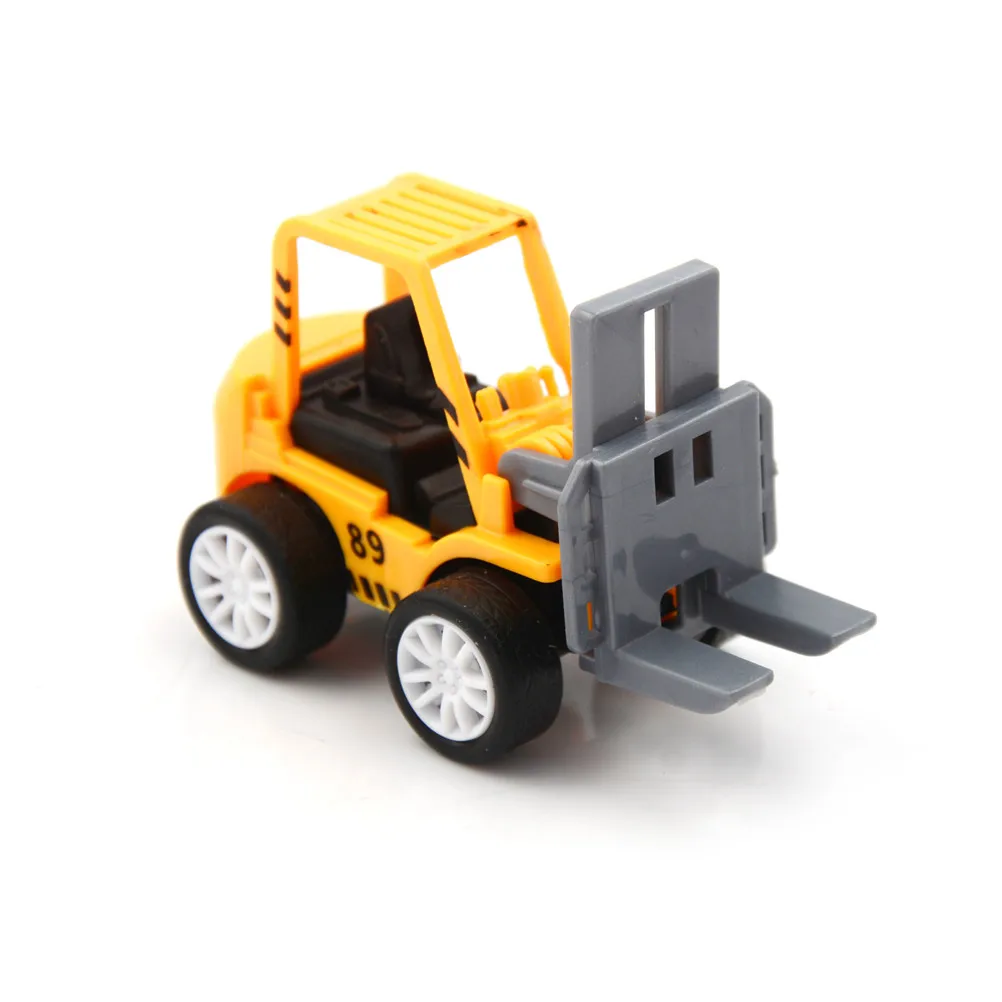 

2018 2 PCS Mini Alloy Truck Car Toys Kids Forklift Vehicle Sets Educational Toys Engineering Vehicle Model Car Toys for Children