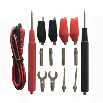 

Multifunction Digital Multimeter Probe Test Lead crocodile Alligator Clip Wire Cable 16pcs Set