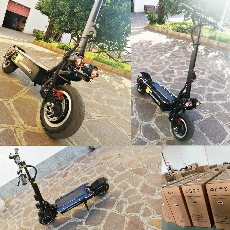 60V3200W электрический скутер 11 дюймов внедорожник 80 км/ч батарея Электрический