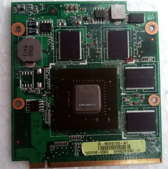 For M50 M50V 9600M GS 9600MGS Graphic Card G96-600-A1 1GB MXM II VGA card Video Card