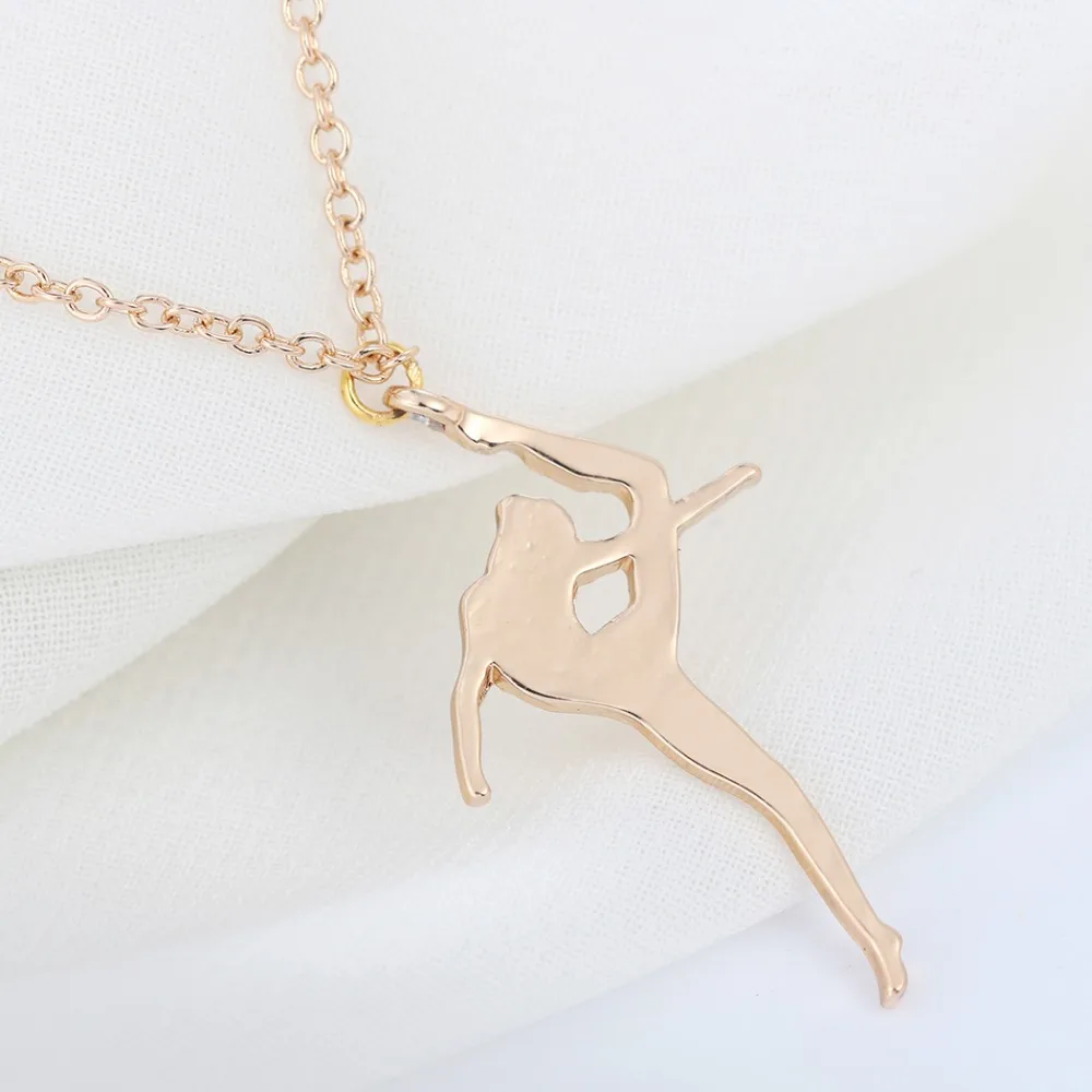 Женское ожерелье с подвеской в виде балерины|gifts for girls|love giftfashion necklace |