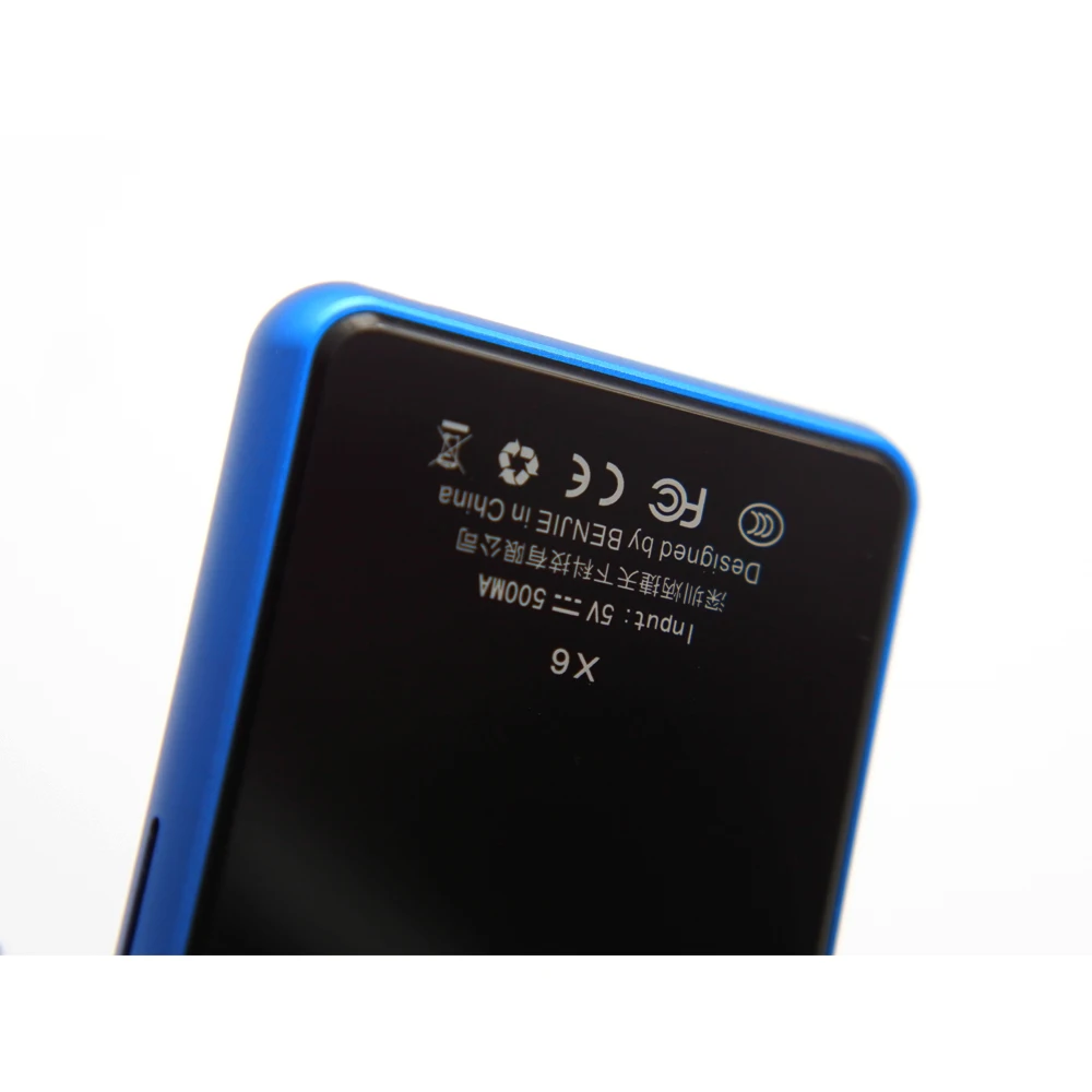 Benjie X6 полный сенсорный экран MP3-плеер 4 Гб 8 Гб музыкальный плеер со встроенным динамиком fm-радио видео плеер электронная книга Поддержка TF карта