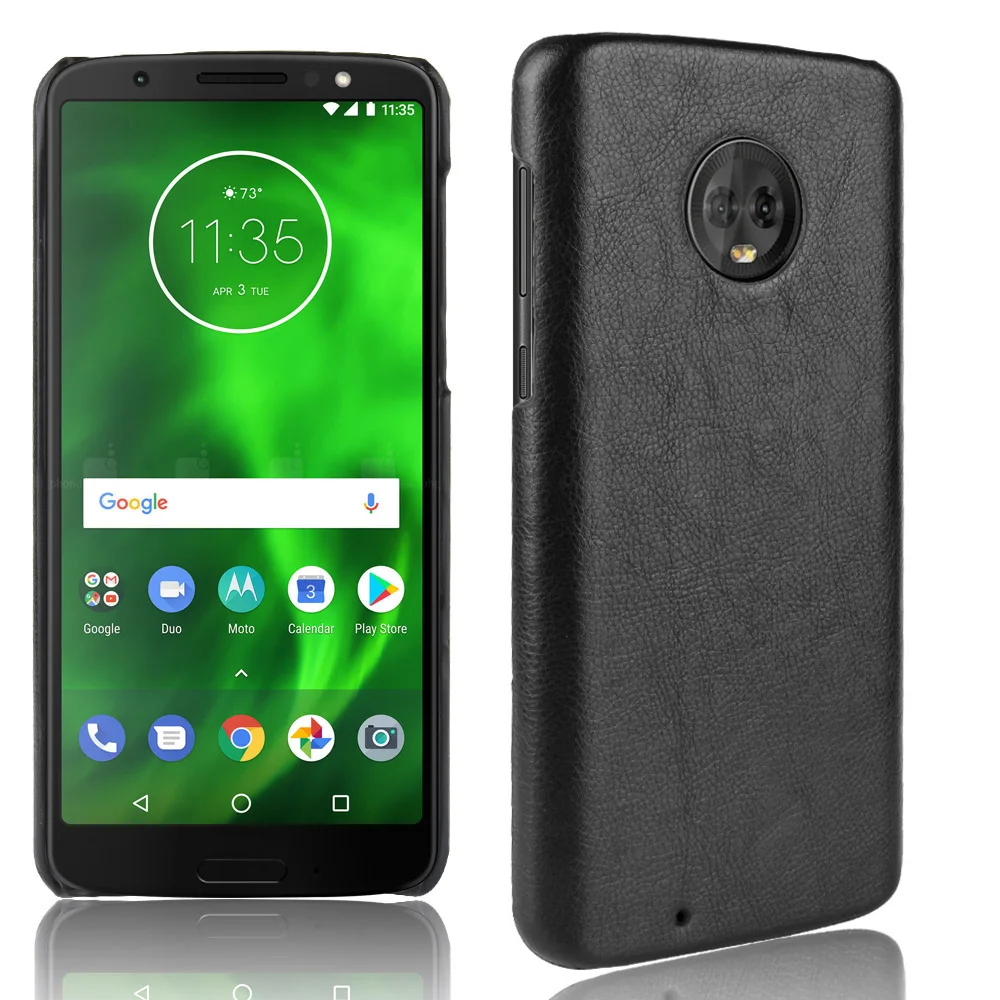 Subin Винтажный чехол из искусственной кожи для Motorola Moto G6 Plus ультра тонкие жесткие