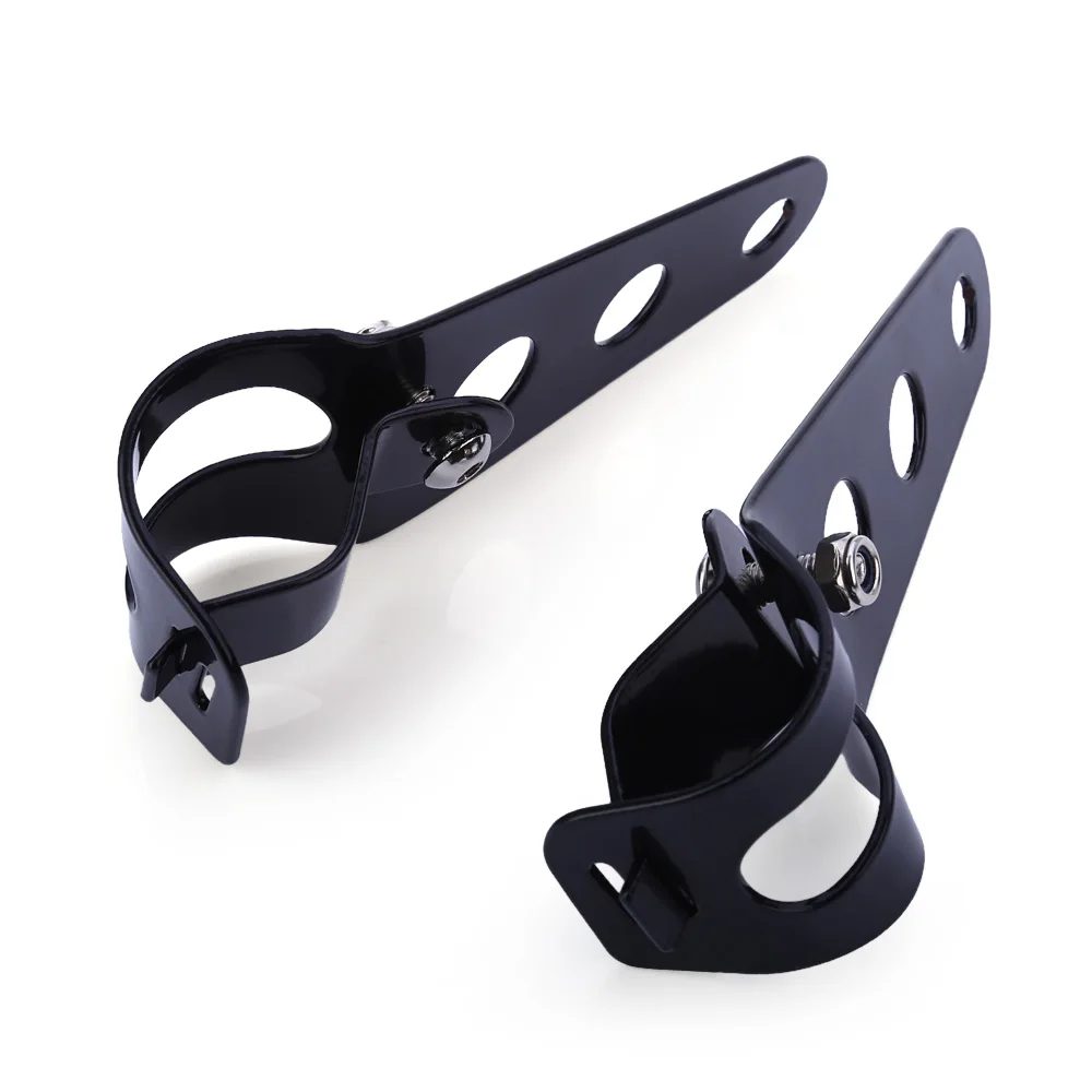 Paired Universal Motorcycle Headlight Mount Bracket 31 37MM Diameter