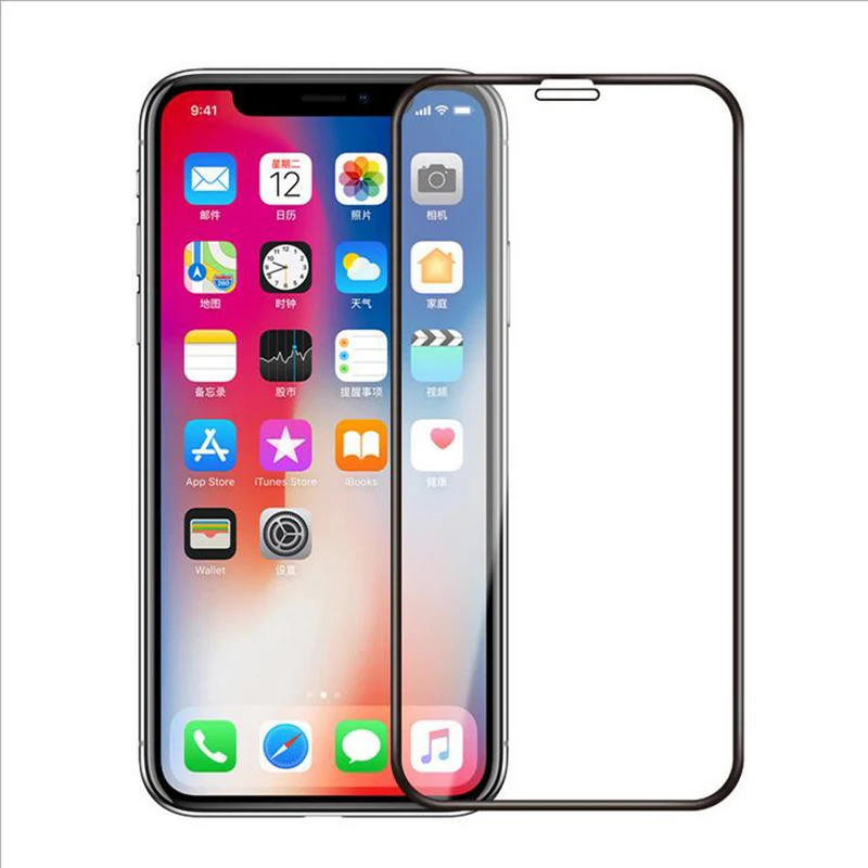 Fexcel 5D закаленное Стекло для iPhone X 7 8 6 6s плюс Экран протектор полное покрытие