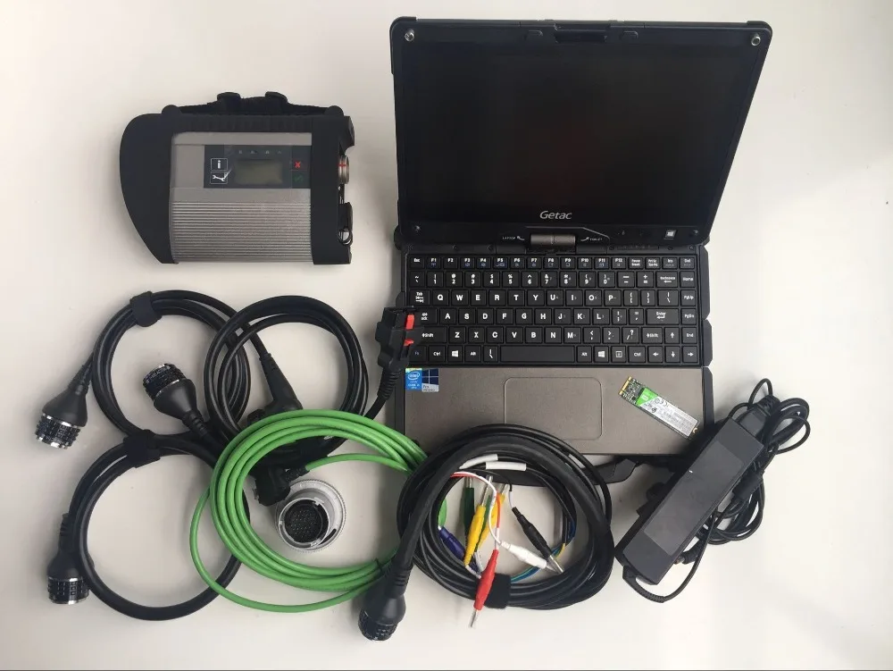 Для benz star diagnosis c4 win7 System Compact 4 super ssd 240gb software sprinter laptop getac i5 4g touch 12v car 24v truck|sd connect compact