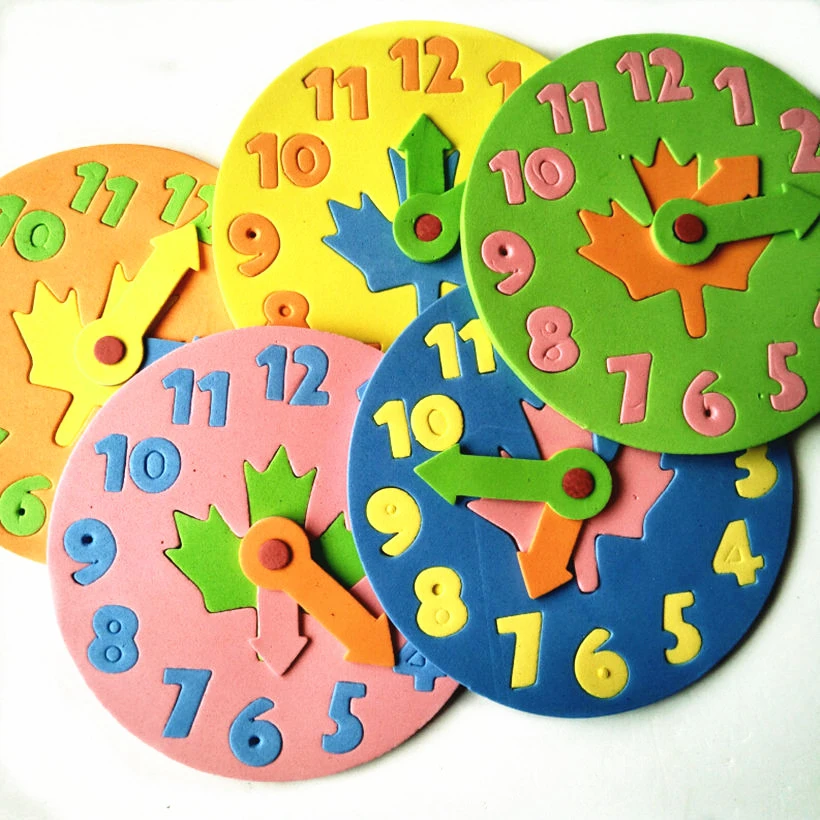 Rápido concepto oro YYY WYQ Reloj de colores EVA DIY para niños, juguetes educativos de  aprendizaje, rompecabezas divertido, juego de rompecabezas para niños de 3  a 6 años, 1 unidad|puzzle game|games for childrenkids diy - AliExpress