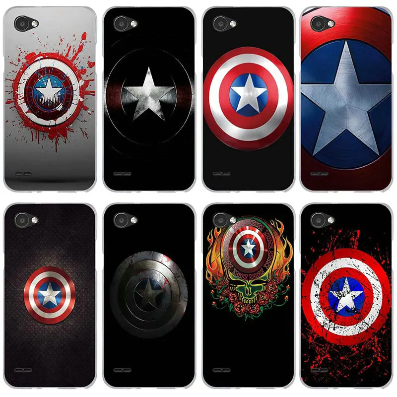 

Soft TPU Phone Case for LG V10 V20 V30 G2 G3 Mini G4 G5 G6 K4 K7 K8 K10 2017 Nexus 5 5X Shell Marvel Hero Captain America