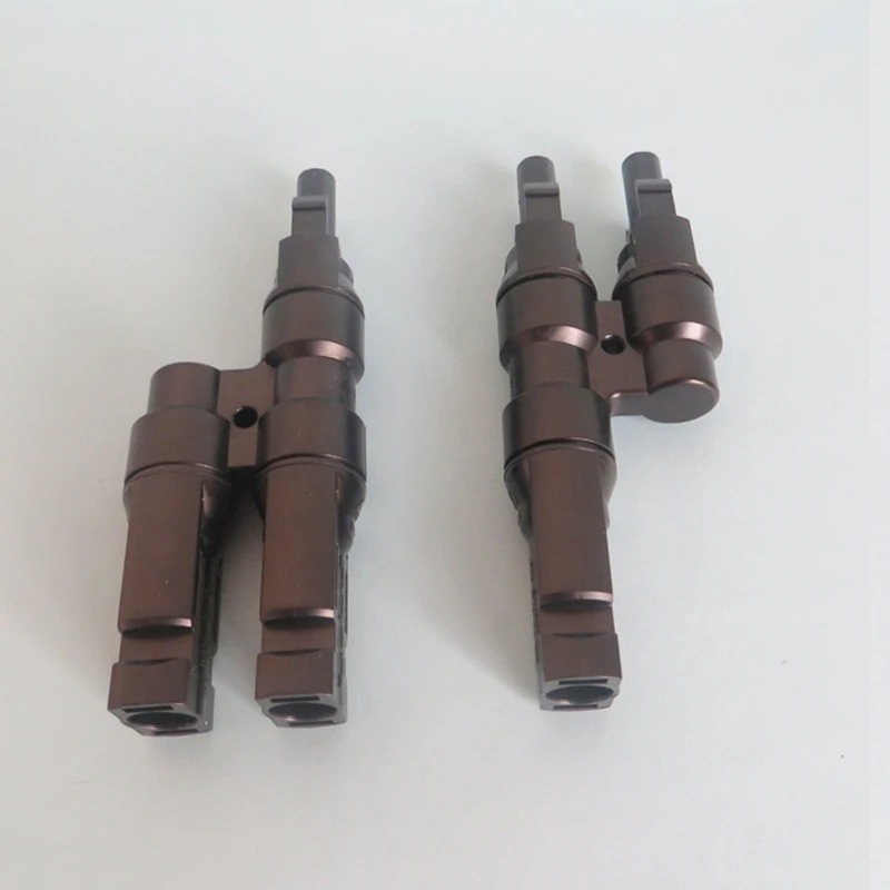 

MC4T Adapter 3-way Connector MC4 Parallel Branch Connector 2 Solar Panel Wire Connector