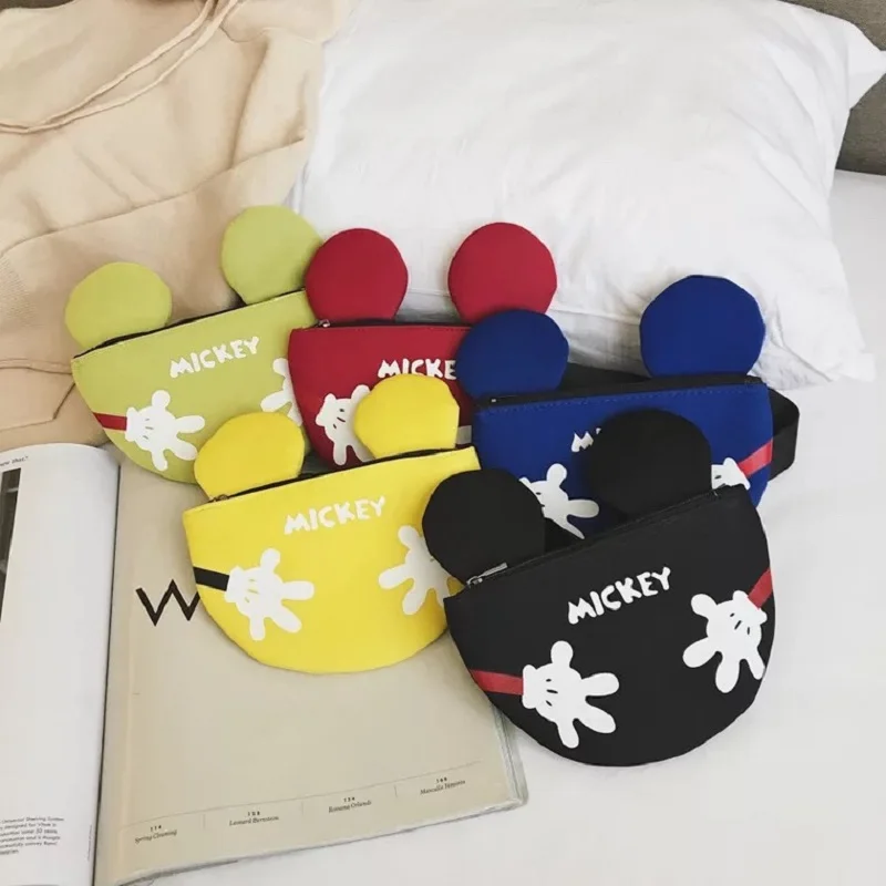 

Fashion Girls Boys Mickey Bags Women's Shoulder Messenger Bags Female Lovely Minnie Crossbody Bags Coin Change Purse