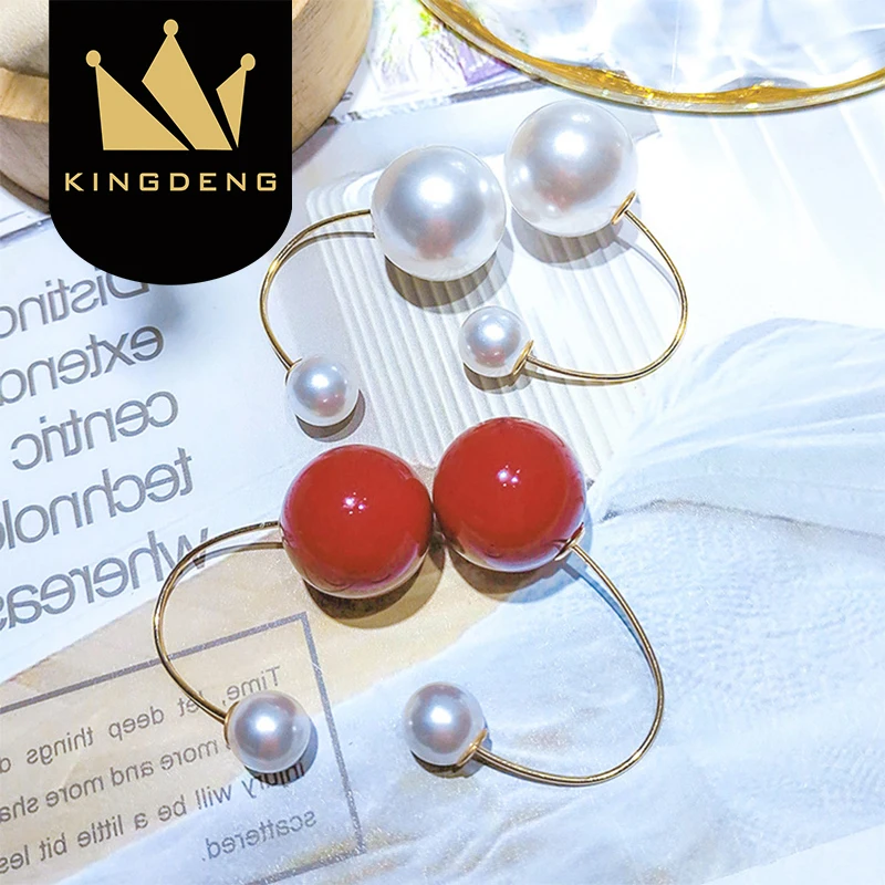 KingDeng Перл Серьги Кисточкой Золотые Ювелирные Изделия Дикий Бахрома Bling Панк