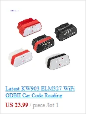 Универсальное издание KW901 ODB2 автомобильный диагностический адаптер для чтения кода ELM327 bluetooth поддержка ISO Apple и Android двойная система