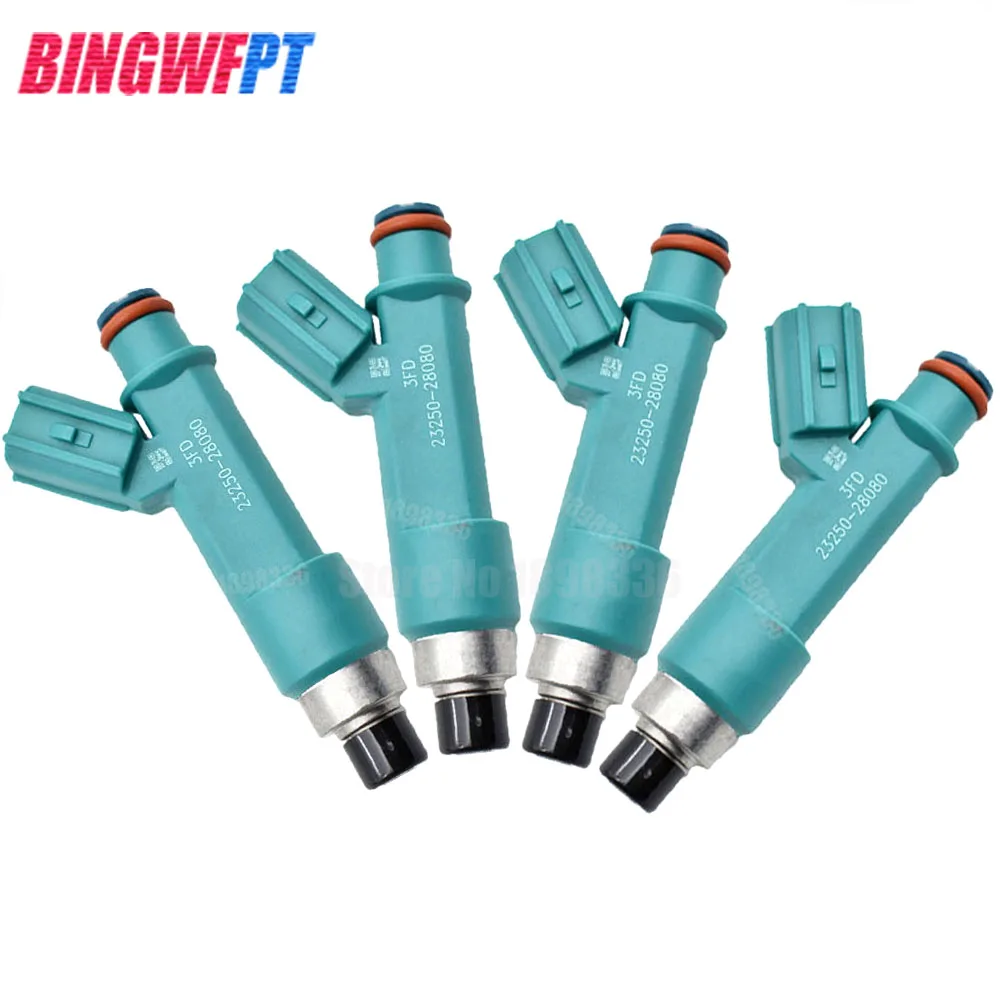 4pcs lot 100 Tested Fuel Injectors 23250 28080 23209 28080 For Toyota