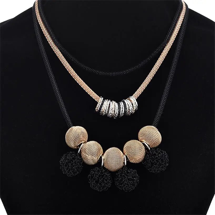 Большое жемчужное ожерелье для женщин эффектное многослойное ожерелье s& шармы в форме сердца ювелирные изделия колье Colares Femme колье - Окраска металла: necklace 3