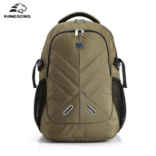 Kingsons Shockproof Laptop Backpacks Male Bag Large Capacity Notebook Bagpack School Bag Teenager Boy Mochila Militar