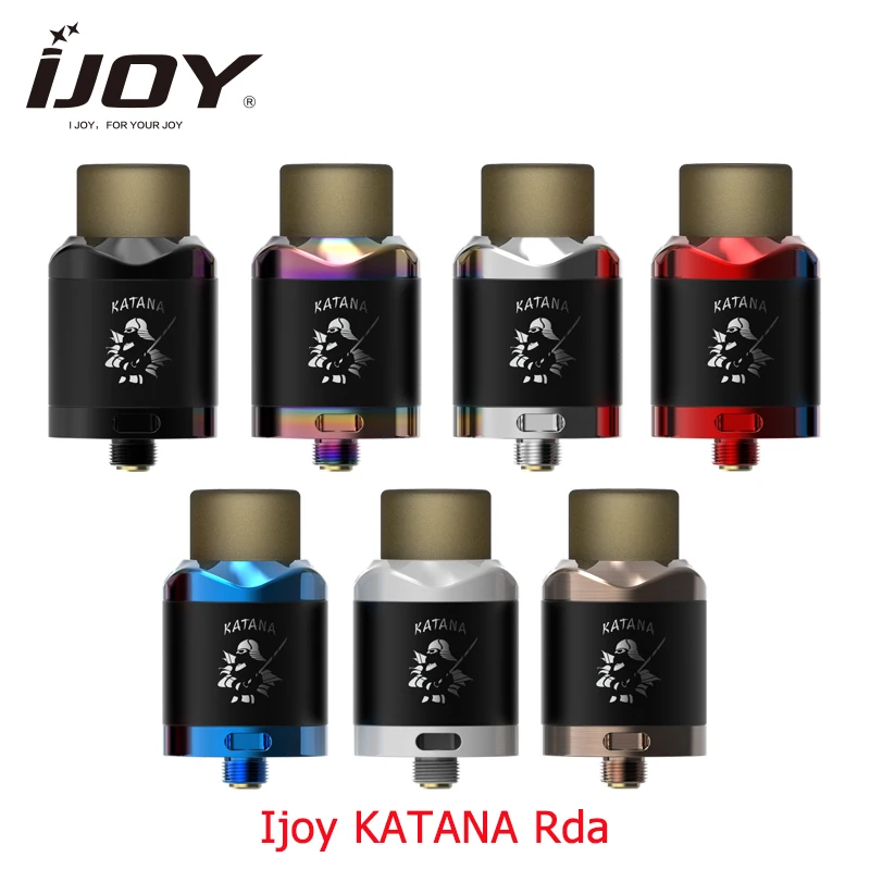 

Original E cigs IJOY KATANA RDA 24mm with Squonk Pole Rebuildable Vaporizer Atomizer RDA Tank fit Mesh wire VS Drop dead rda