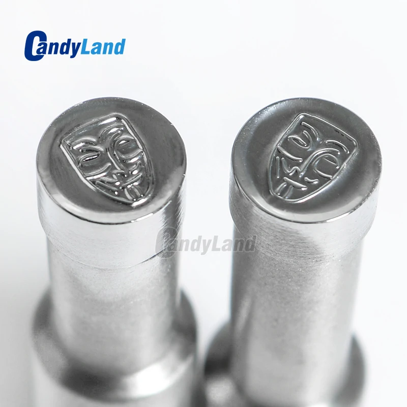 

CandyLand V-Mask Milk Tablet Die Pill Press Die Candy Tablet Stamper Set Custom Logo Punch Die Cast Pill Press For TDP0 Machine