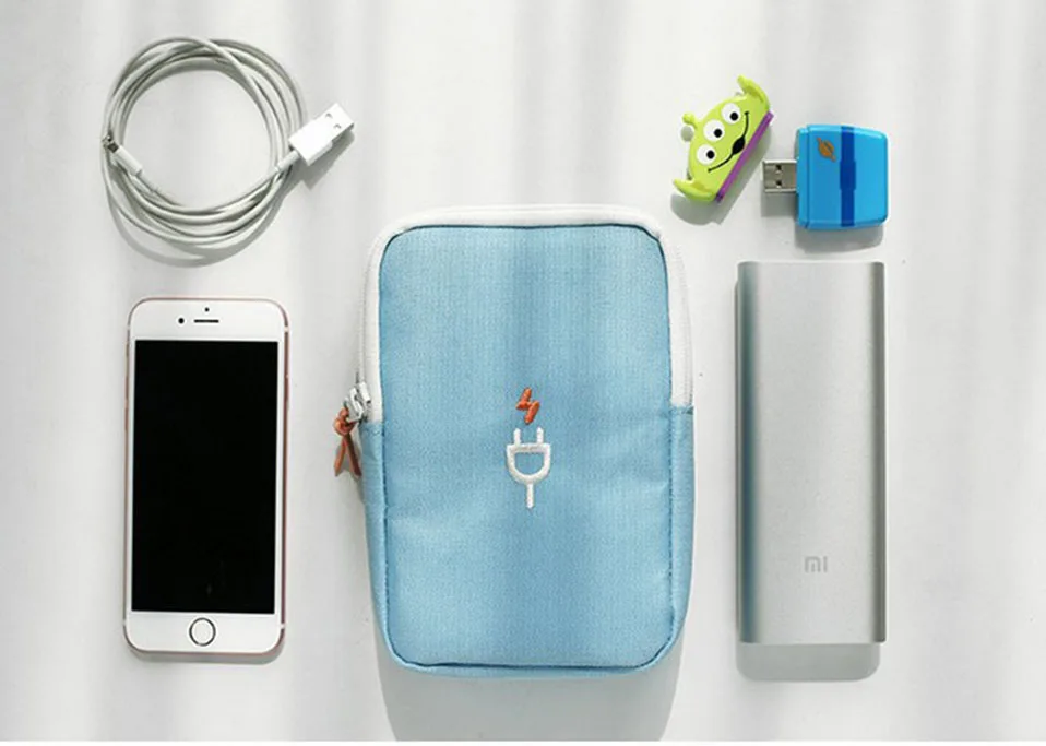 Travel Gadget Organizer Bag Portable Digital Cable Bag Electronics Accessories Storage Carrying Case Pouch Case For Earphone (4)