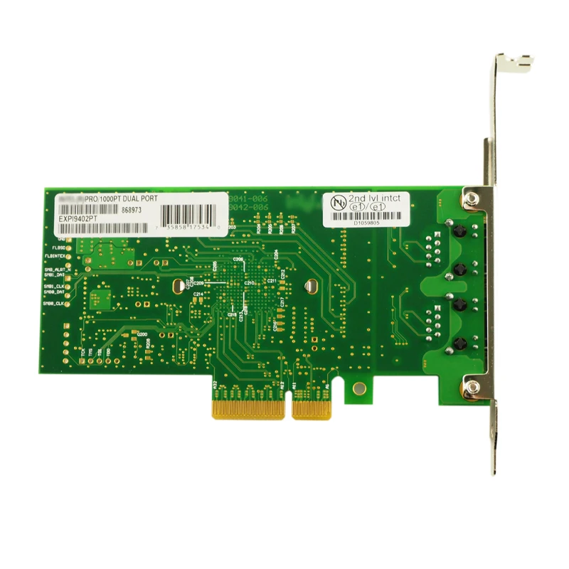 10/100 Мбит/с 2 портовая PCIe Gigabit Ethernet карта для Pro/1000 исте9402pt|gigabit ethernet card|ethernet cardpcie gigabit