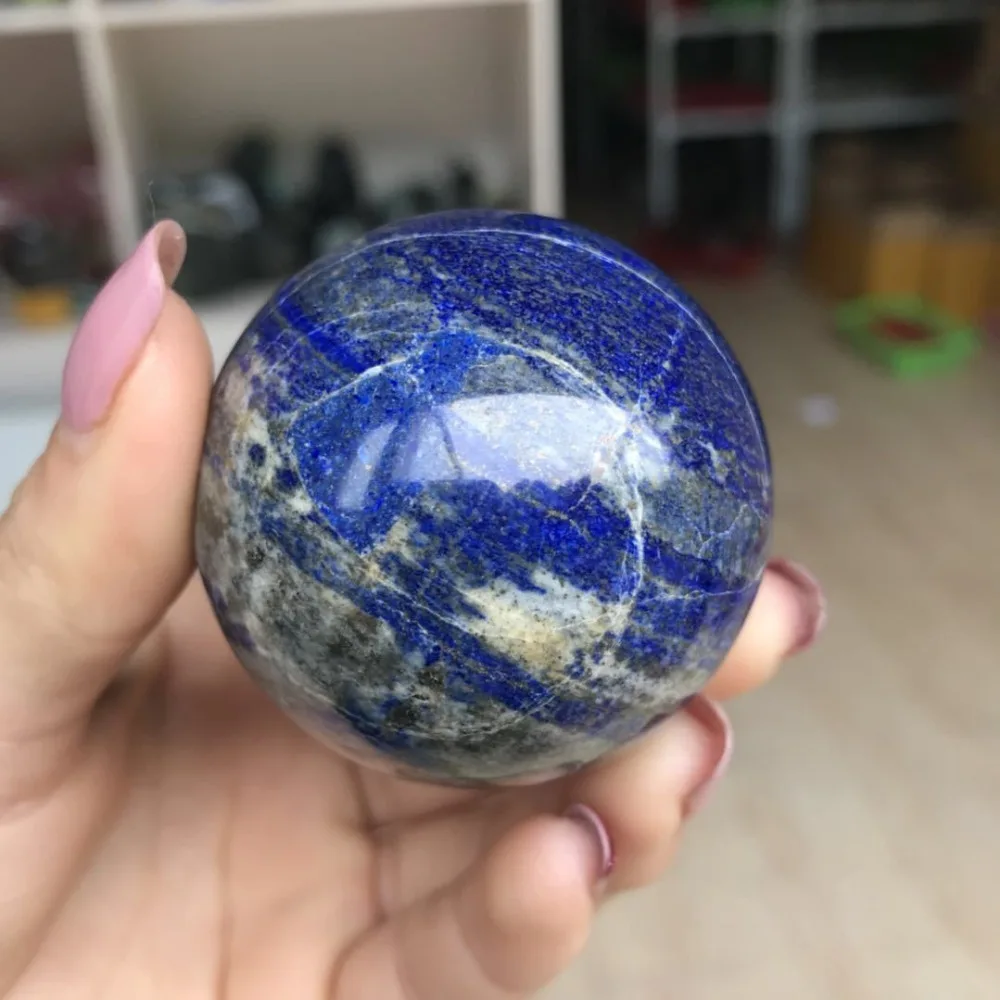 Lapis lazuli кварц хрустальный шар rieki Исцеление натуральный камень и minera украшение