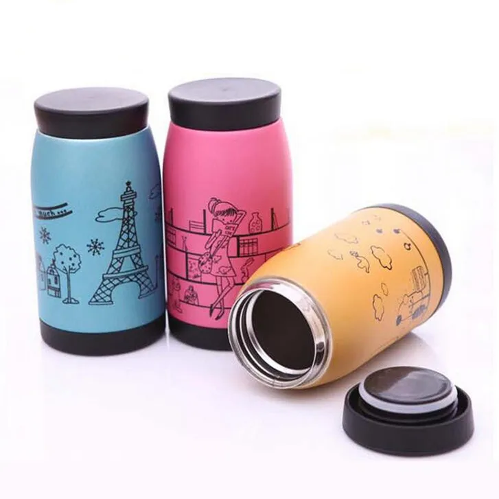 

Cute Belly Stainless Steel Vacuum Cup Thermos Mug Drinkware Portable Children Kids Thermal Bottle Tumbler Thermomug For Gift