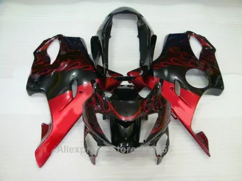 

Injection molding for HONDACBR 600 F4 1999 2000 99 - 00 Fairings ( red flames ) cbr 600 fairing kit +7gifts xl01