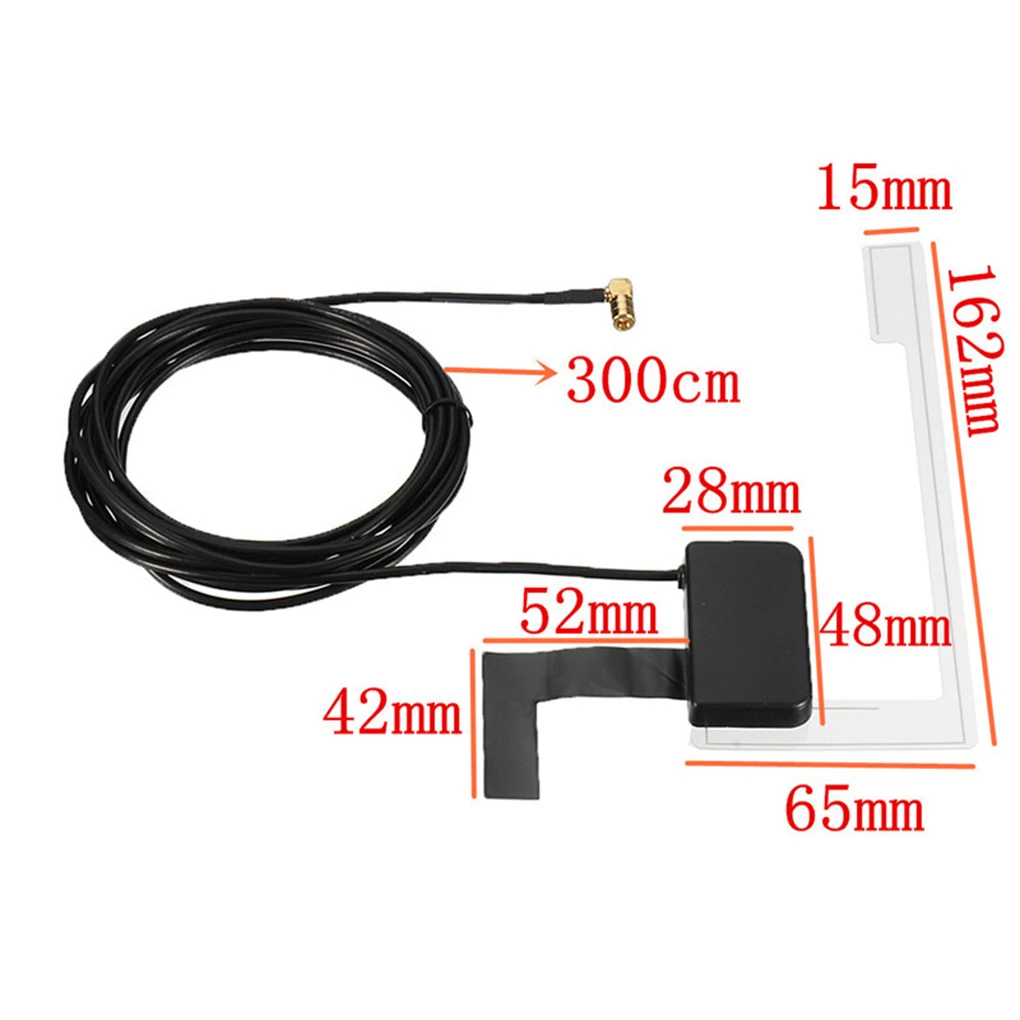 Универсальная автомобильная радио антенна цифровая DAB+ активная внешняя антенна SMA разъем