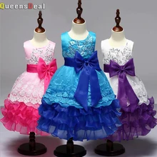 MERI AMMI/Детское платье для девочек; Новогоднее рождественское платье с большим бантом; вечерние платья для свадьбы для детей 2-10 лет