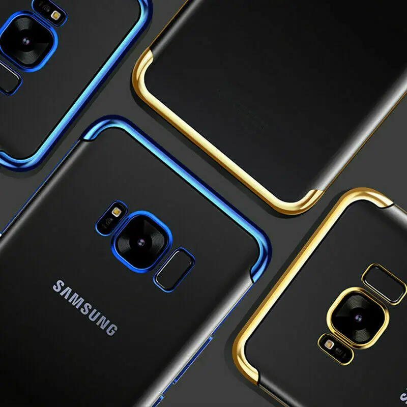 

For Samsung Galaxy S10 e S8 S9 Plus Luxury Slim Soft Silicon Shockproof Case Cover