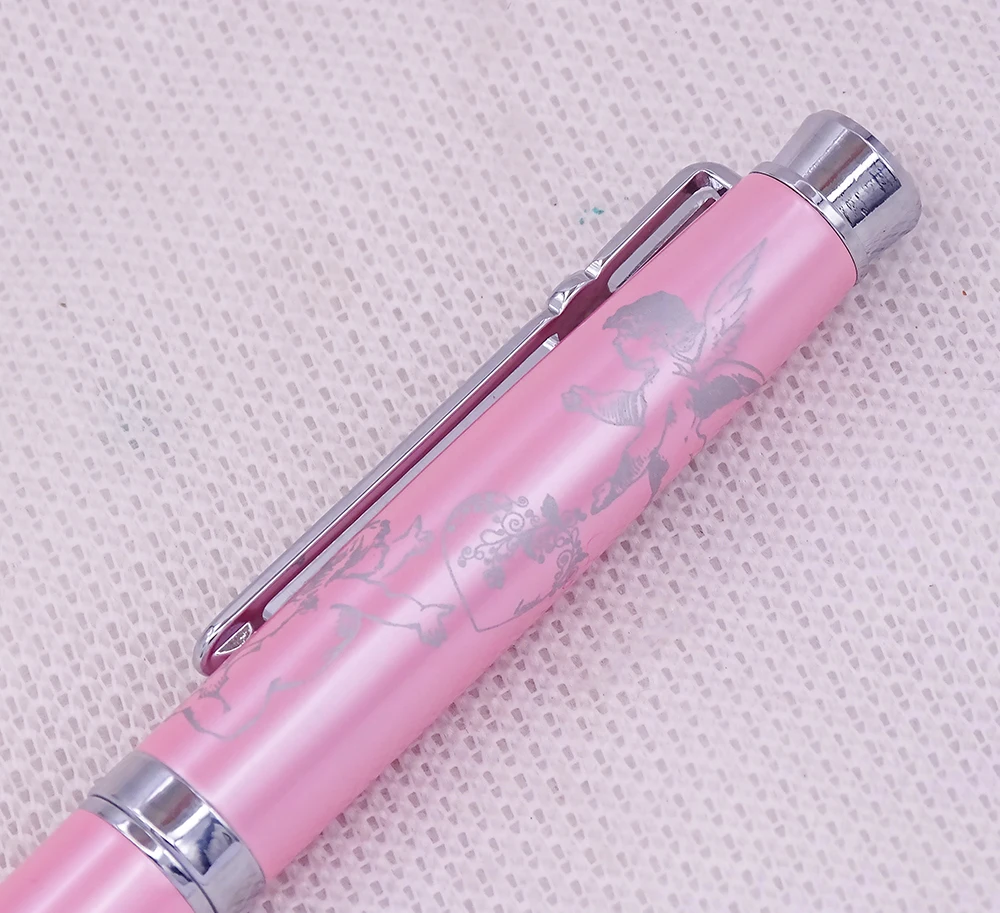 Regal CUPID Cute Pink Metal Copper Fountain Pen Office Writing Ink Pen 