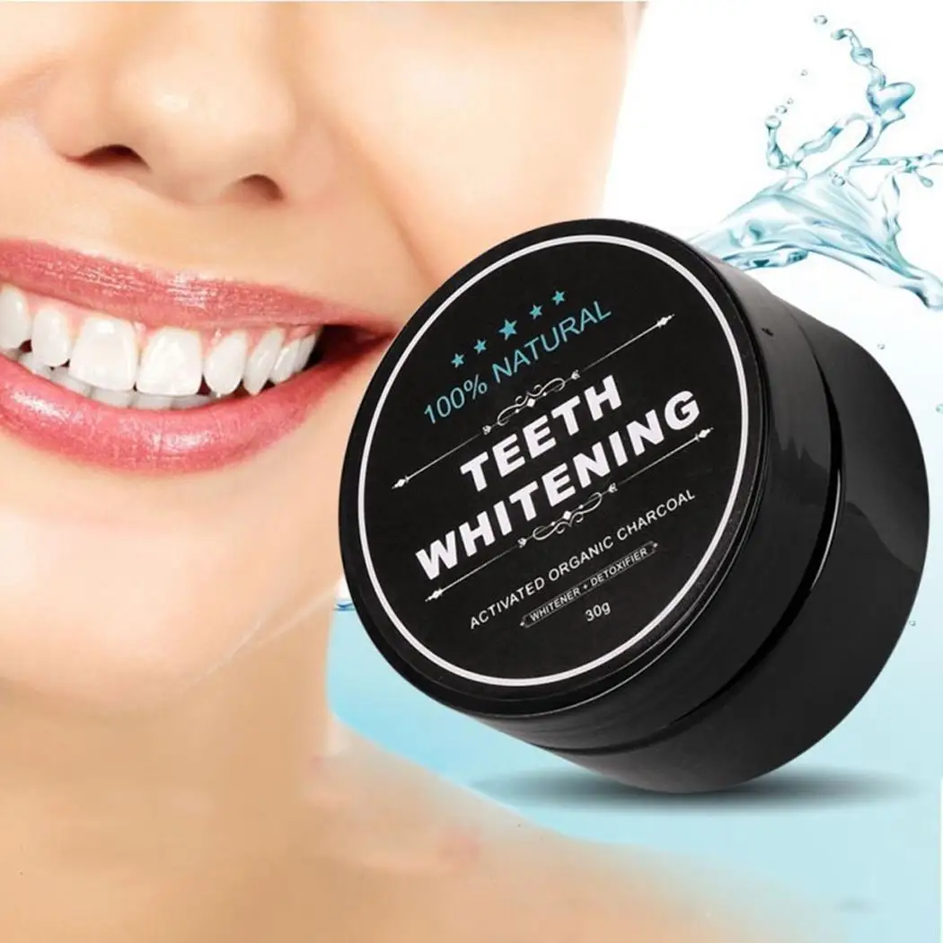 

Dental Care Oral Care Activated Carbon Tooth Mint Whitening 30g Adult Teeth Powder Black