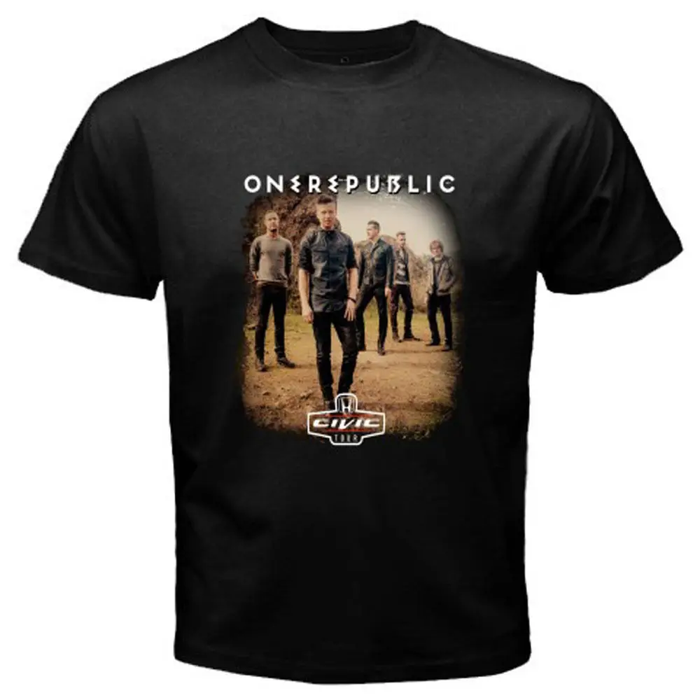 Новый One Republic Civic Tour 2017 Для мужчин черный футболка Размеры S к 3XL Лидер продаж 100%
