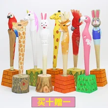 Милый лес Животные Корейская гелевая ручка мультяшная ручка креативный подарок 10 шт./лот(купить 10 отправить 11