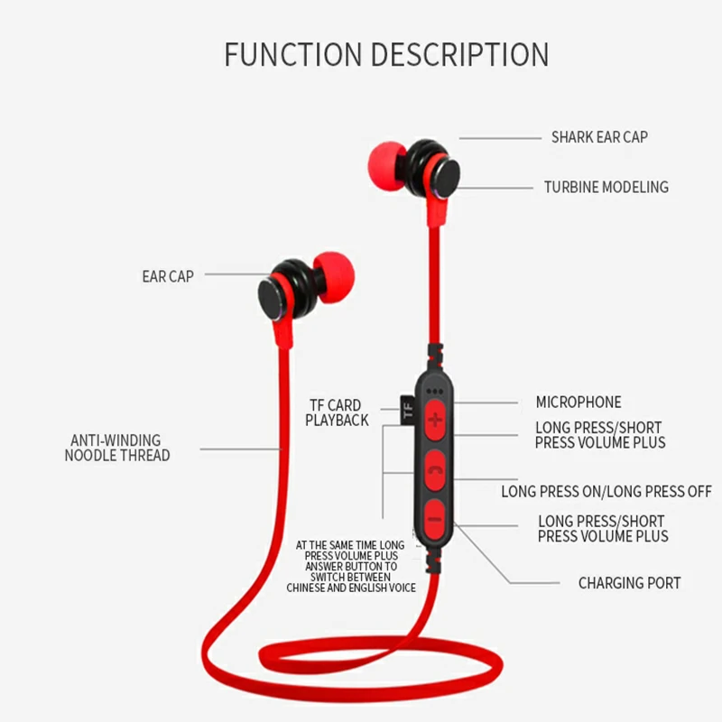 Dprui new Bluetooth headphone wireless Sports earphone support SD card with mic for phone iPhone xiaomi | Электроника