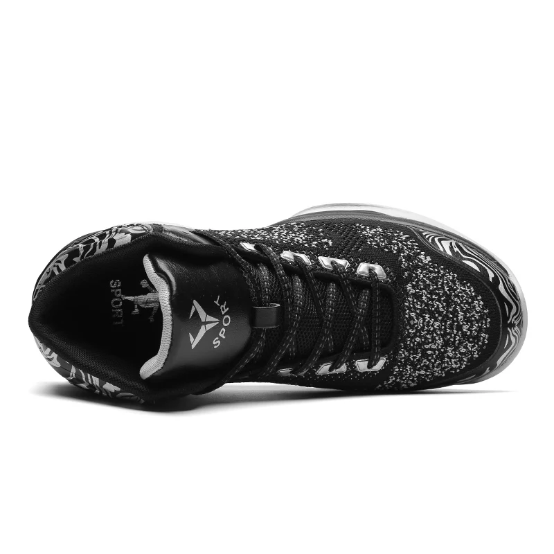 Hemmyi дышащая мужская баскетбольная обувь СУПЕРЗВЕЗДА спортивная обувь для спортзала Нескользящая Удобная уличная спортивная обувь баскетбольные кроссовки