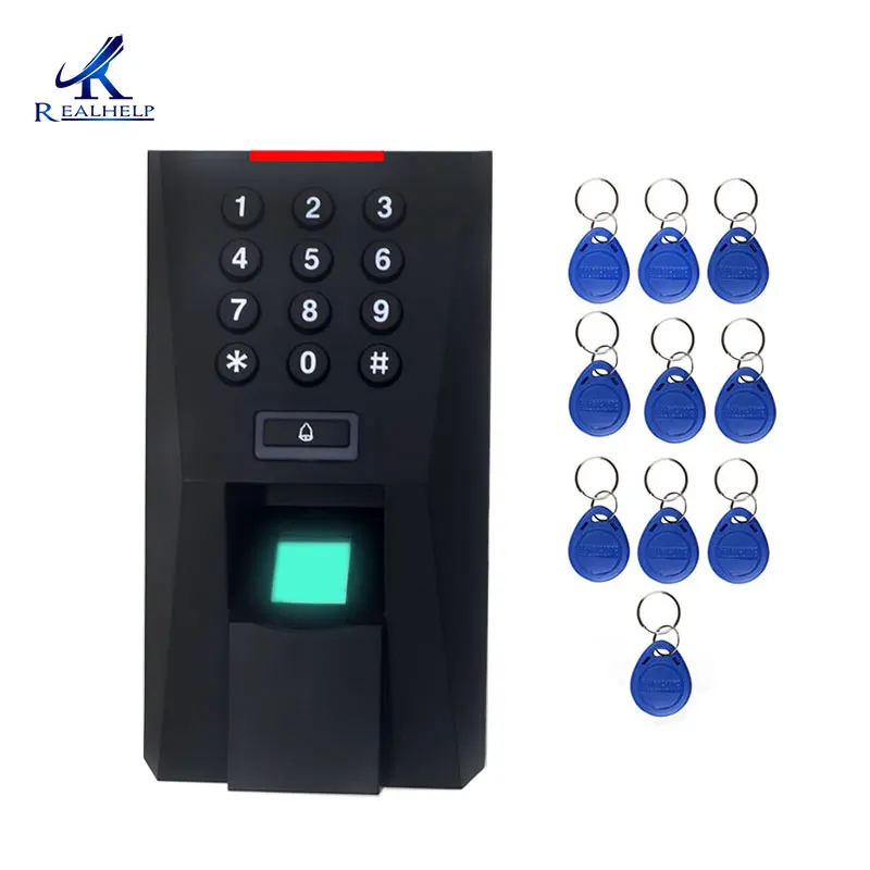 

2000users Fingerprint Reader for Access Control RFID Biometric card reader Door Access System WG26 output 12V DC 3A